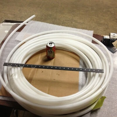 Indelco Plastics Corp HDPE Tubing HPE-0750 3/4" OD x 5/8"ID Natural Approx 40'   - Image 1 of 3