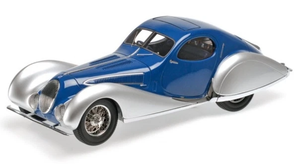 Talbot Lago T 150-C-SS Coupe (Blue/Silver) 1937 - Image 1 of 1