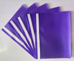 25 A4 Project Presentation Folder Quality Document Report Files Purple - Picture 1 of 1
