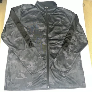AND1  Track Jacket Mens XL Black Camouflage Full Zip Basketball Style ANM19BZS04 - Picture 1 of 12