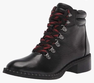 Gentle Souls by Kenneth Cole Women's Size 7.5M BROOKLYN Black Leather Ankle Boot - Picture 1 of 9