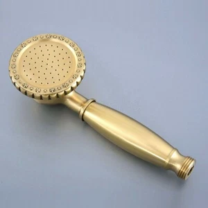 Brushed Brass Water-saving Telephone Style Hand Shower Head Sprayer Zhh077 - Picture 1 of 6