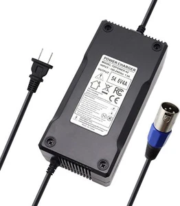 48V Li-ion Battery Charger 3-pin XLR Plug 54.6V 13S 4A - Picture 1 of 4