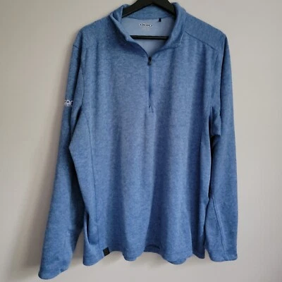 Ogio Azul Jaspeado Manga Larga Cuarto Cremallera Organix Reciclaje XL  Foto 1 de 4