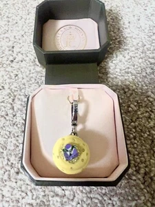 Juicy Couture Flower Cupcake Dessert Silver Charm In Box Bracelet Rare Genuine - Picture 1 of 4
