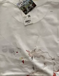 Camiseta Final Fantasy VI FF6 x Uniqlo UT Talla JP 3XL (US 2XL) Blanca - Imagen 1 de 2