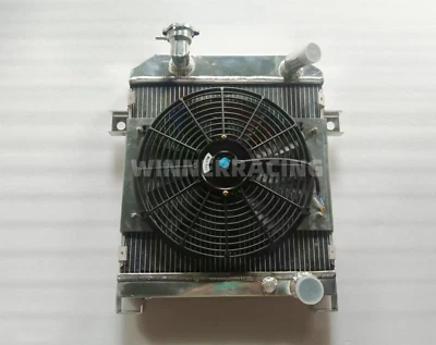 Fit JAGUAR MK1/MK2 MK I/II S-Type 1955-1968 aluminum radiator + FAN - Image 1 of 4