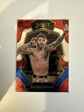 2023 Select UFC MATHEUS NICOLAU Premier Level Red White Blue Prizm #196