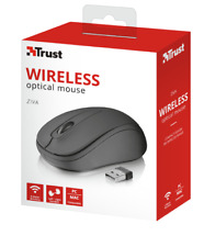 Mouse ottico wireless compatto TRUST per windows mac 3 pulsanti 1600 dpi 2,4 GHz