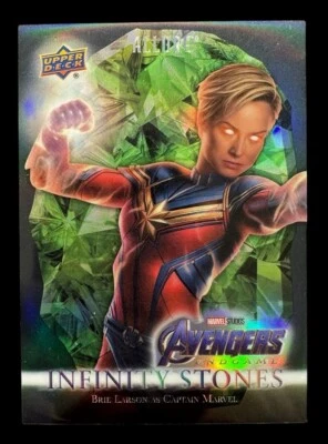 Brie Larson Marvel Allure Infinity Stones Captain Marvel /299 Avengers Endgame - Image 1 of 2