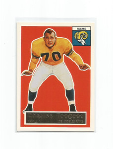 CHARLES TOOGOOD (LA Rams) 1994 TOPPS ARCHIVES "1956 SERIES" GOLD PARALLEL #54
