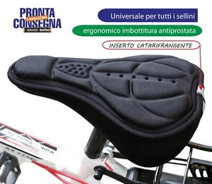 Coprisella cover copri sellino bici sella bicicletta imbottitura in Gel morbido - Foto 1 di 6