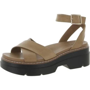 Naturalizer Womens Darry Tan Platform Sandals Shoes 8.5 Medium (B,M) BHFO 4302 - Picture 1 of 3