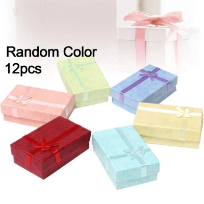 12x High Quality Jewellery Gift Boxes Necklace Bracelet Bangle Earring Package - Image 1 of 4