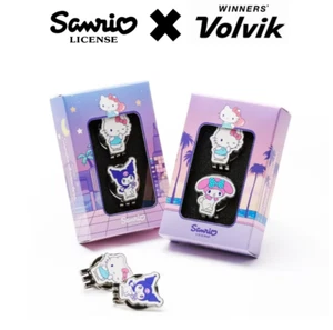 VOLVIC x Sanrio GOLF Ball Marker MAGNETIC Set [2 ea] 50th Anniv. *US-Tarif Bezahlt - Bild 1 von 7