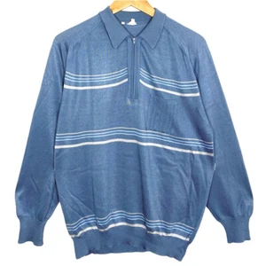 Seltener leichter Pullover mit Reißverschlusskragen Vintage 70’s Silan (Eden Fil) - Bild 1 von 3