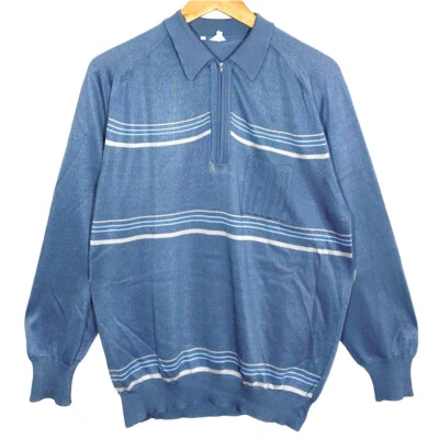 Seltener leichter Pullover mit Reißverschlusskragen Vintage 70’s Silan (Eden Fil) - Bild 1 von 3