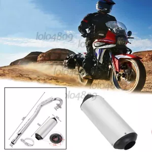 28mm Stainless Steel Exhaust Muffler Pipe Clamp For XR70 CRF70 Pit Dirt Bike - Picture 1 of 10