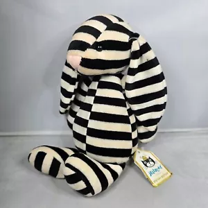 Jellycat - Laurie Bashful Bunny - Special Edition Soft Plush Toy TAGS 10" Stripe - Picture 1 of 15