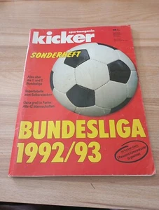 Kicker Sonderheft Bundesliga 1992/93 - Bild 1 von 2