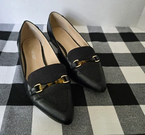 The Limited Women's Casual to Dress Wear Low Heel Black Loafers Shoes Size 6M - Picture 1 of 9