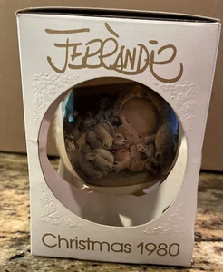 Schmid / Juan Ferrandiz Art -Bambine a Natale 3" palla ornamento 1980 - Foto 1 di 5