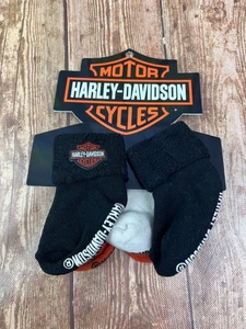 3 pack infant Harley Davidson Socks 6 to 12 months - Picture 1 of 6