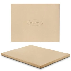 Pietra per Pizza per Forno e Grill, Resistente agli Shock Termici, Rettangolare 15x12" - Foto 1 di 8