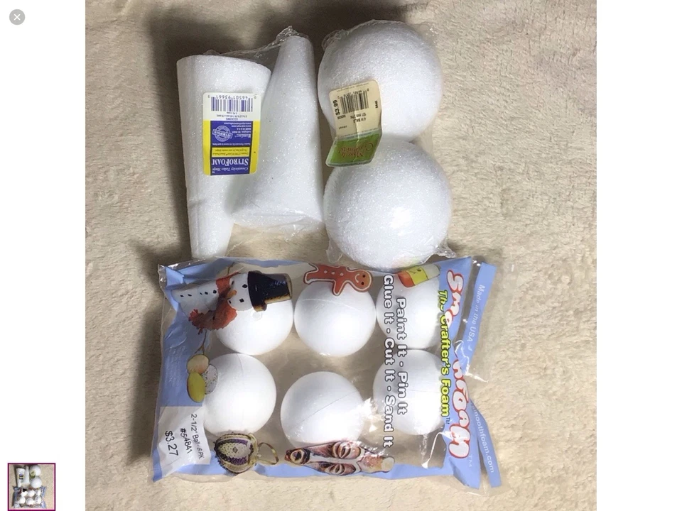 Bolas y conos de espuma artesanal  Foto 1 de 1