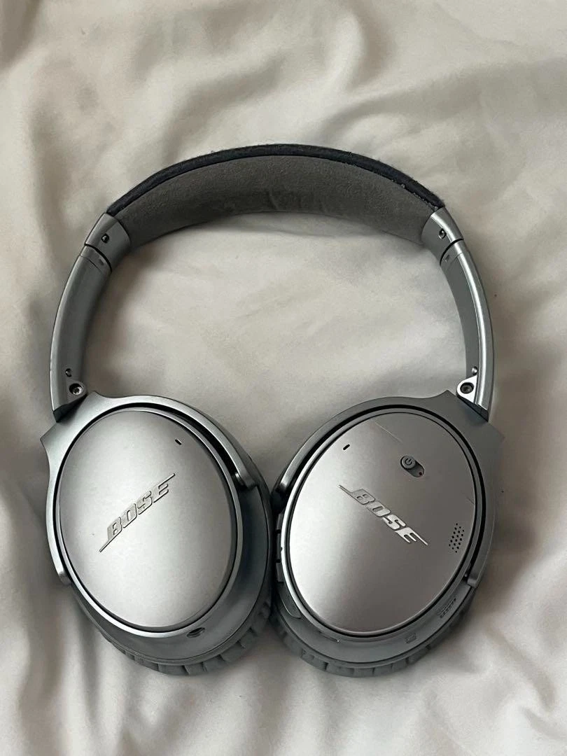 Bose QuietComfort 35 II Silver Headphones for sale | eBay