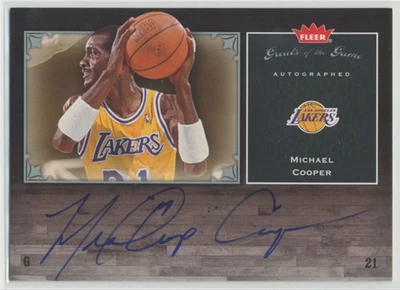 Michael Cooper 2005-06 Fleer Greats of the Game AUTO Autograph #GG-CO Los - Image 1 of 2