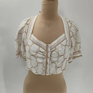 Suncoo Paris White Cropped size 2 - Picture 1 of 14