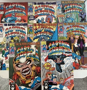 CAPTAIN AMERICA. NUMBER'S BETWEEN 386-420. (8 ISSUE 1991-1993 LOT). 1ST SERIES. - Picture 1 of 17