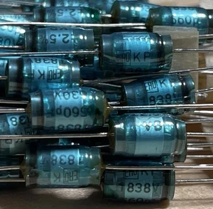 10 Stück - 560pF -630V - KP1838 - ERO Roederstein - Film-Folie Kondensatoren NOS - Bild 1 von 3