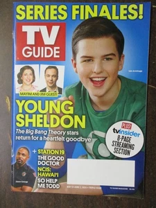 TV GUIDE MAGAZINE MAY JUNE 2024 YOUNG SHELDON FINALE IAN ARMITAGE STATION 19 - Picture 1 of 2