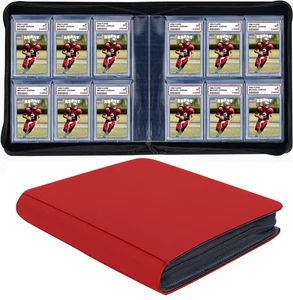 60 Pockets Graded Card Binder, Toploading PSA Slab Holder Album, PU Leather G... - Picture 1 of 6