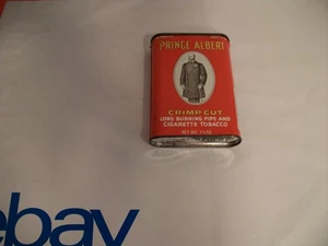 Lata de bolsillo vintage Prince Albert corte crimpado lata de tabaco 1 1/2 oz VACÍA - Imagen 1 de 1
