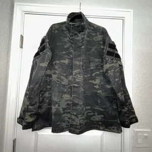 CRYE Precision G3 Field Shirt Hidden Button Front Jacket Size XL R - Picture 1 of 10