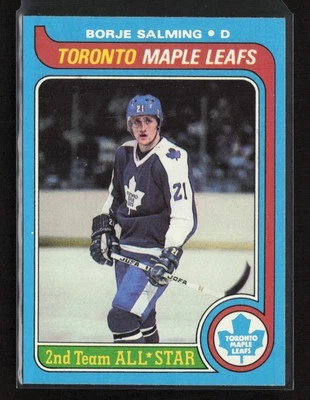 1979-80 Topps #40 Borje Salming Toronto Maple Leafs Near Mint or Better - Image 1 of 2