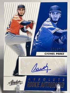 Lionel Perez Absolute Rookie Autographs Auto 2019 Panini Absolute #ARA-CP Astros - Bild 1 von 3
