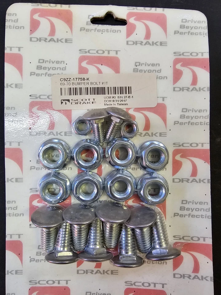 Kit de pernos de parachoques Scott Drake C9ZZ-17758  Foto 1 de 1