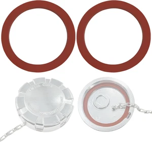 Paquete de 2 juntas de tapa de tanque de combustible FKM de 3 1/2" para Kenworth T800B y otros Kenworth Cla - Imagen 1 de 12