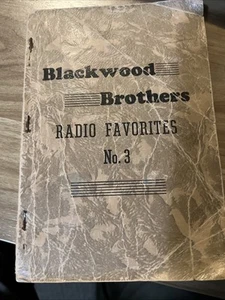 Southern Gospel Song Book Blackwood Brothers Radio Favorites N°3 - Picture 1 of 6