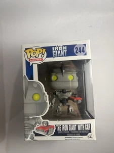Funko Pop! The Iron Giant With Car #244 Vaulted Vinyl Figure With Protector - Picture 1 of 6