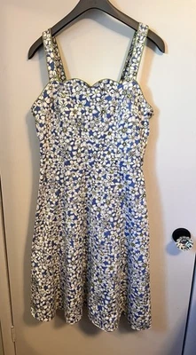 R & K Originals Women's Sleeveless Floral Dress Size 16 - Image 1 of 4