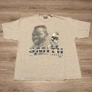 Camiseta Emmitt Smith #22 Vintage Años 90 Dallas Cowboys NFL Gris Para Hombre 2XL Nuez moscada - Imagen 1 de 5
