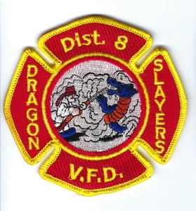 Washington Parish District #8 Volunteer Fire Dept. LA Louisiana patch - NEW! - Bild 1 von 1