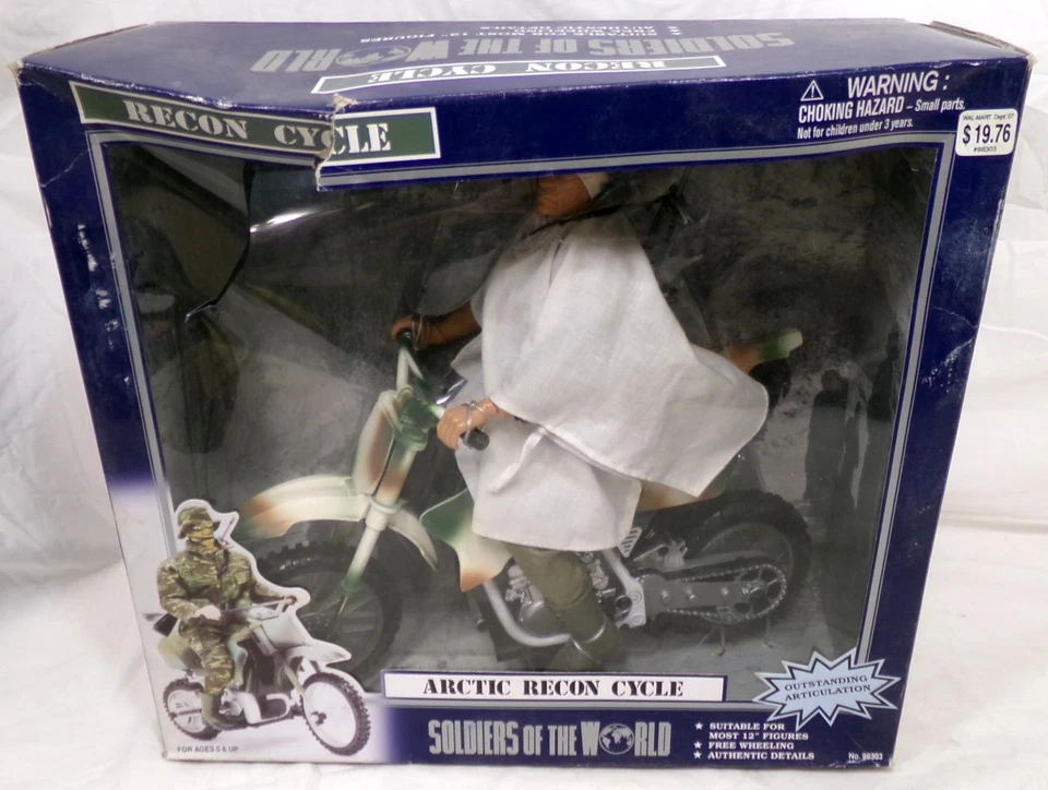 2002 Soldiers Of The World Arctic Recon Cycle 12" conjunto de bonecos lacrado - Imagem 1 de 2