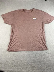 Goat USA Herren XLarge Pink Heather Kurzarm T-Shirt * - Bild 1 von 5