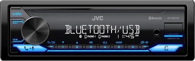 JVC KD-SX27BT Bluetooth Car Stereo 100W AM/FM Aux USB 1.5A Single DIN Head Unit - Image 1 of 4